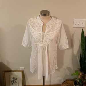 no brand Tops - White lace blouse no brand Tops - White lace blouse